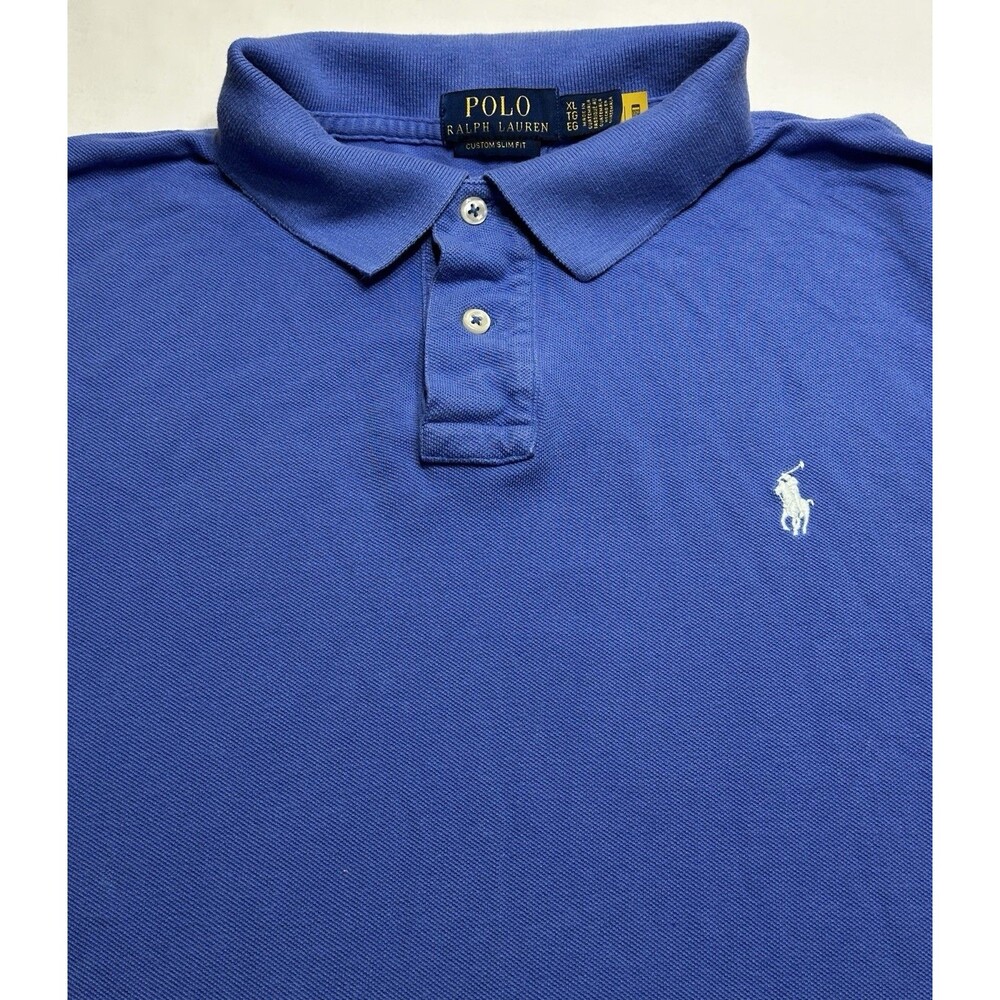 Polo Ralph Lauren Shirt Mens XL Custom Slim Fit Pony Casual Preppy *READ SPOT - Picture 4 of 8